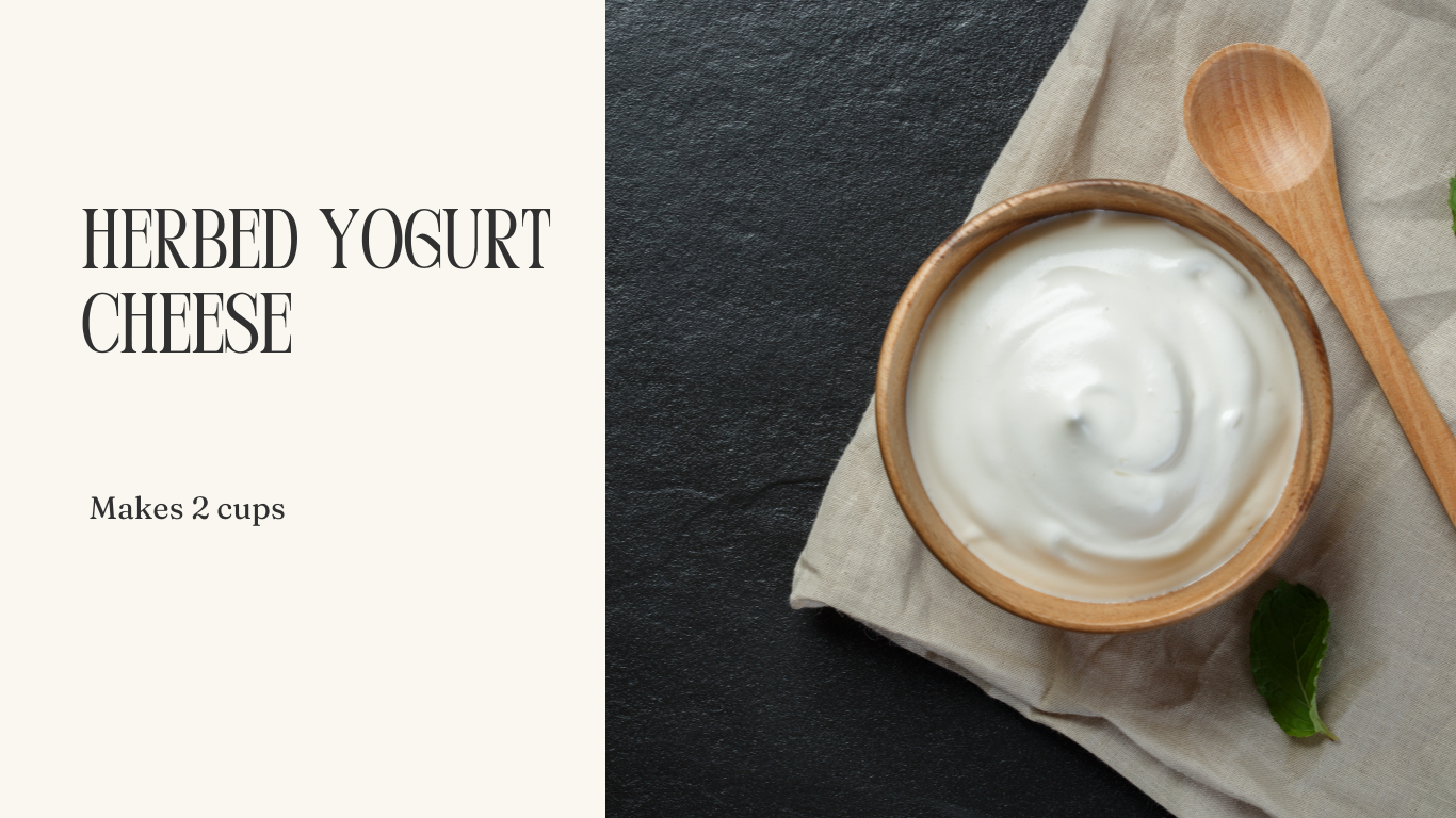 Herbed Yogurt Cheese