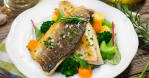 Cumin-Crusted Sea Bass