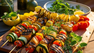 Swordfish kebab